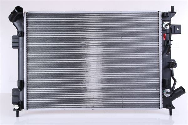 NISSENS Aluminium, 553 x 400 x 28 mm, Brazed cooling fins Radiator 666207 buy