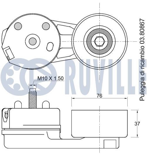 Original 66943 RUVILLE Water pump experience and price