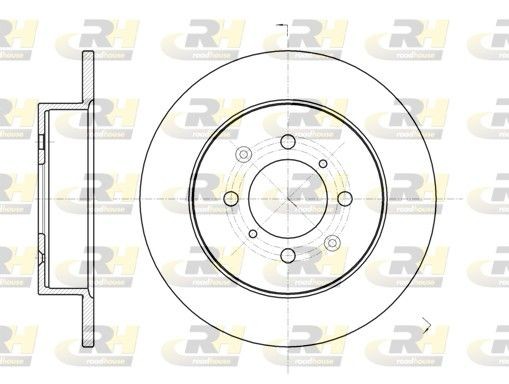 Opel ZAFIRA Brake discs 10095676 ROADHOUSE 6732.00 online buy