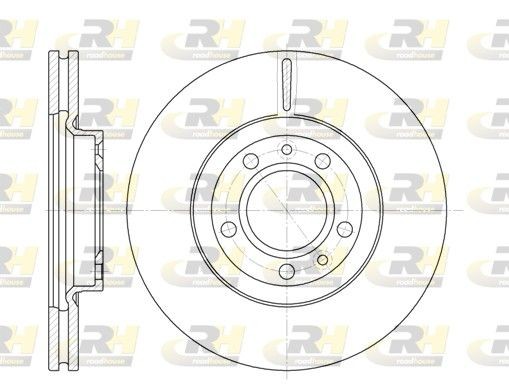 6869.10 ROADHOUSE Brake rotors LEXUS Front Axle, 283x26mm, 5, Vented