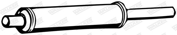 WALKER without mounting parts Front Silencer 70635 buy