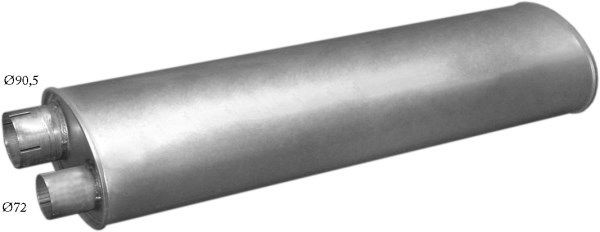 POLMO 69.04 Middle Silencer, universal 674 490 05 01