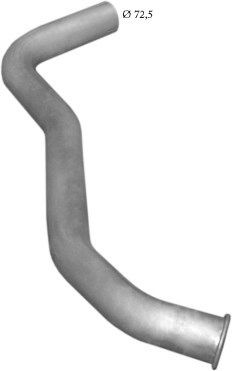 POLMO 69.12 Exhaust Pipe Rear