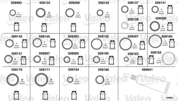 VALEO O-Ring Repair Set 698929 buy