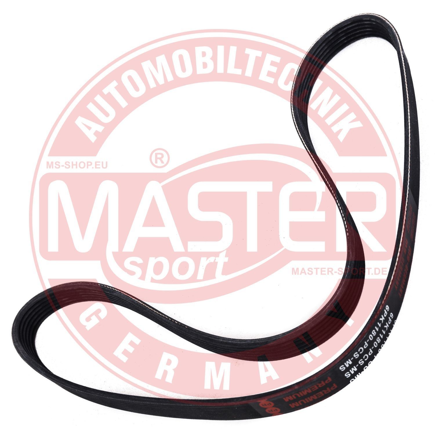 MASTER-SPORT Drive belt 6PK1180-PCS-MS