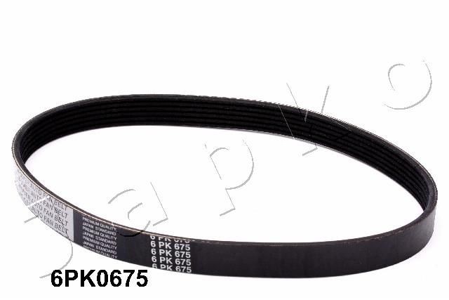 JAPKO 6PK675 Serpentine belt 675mm, 6