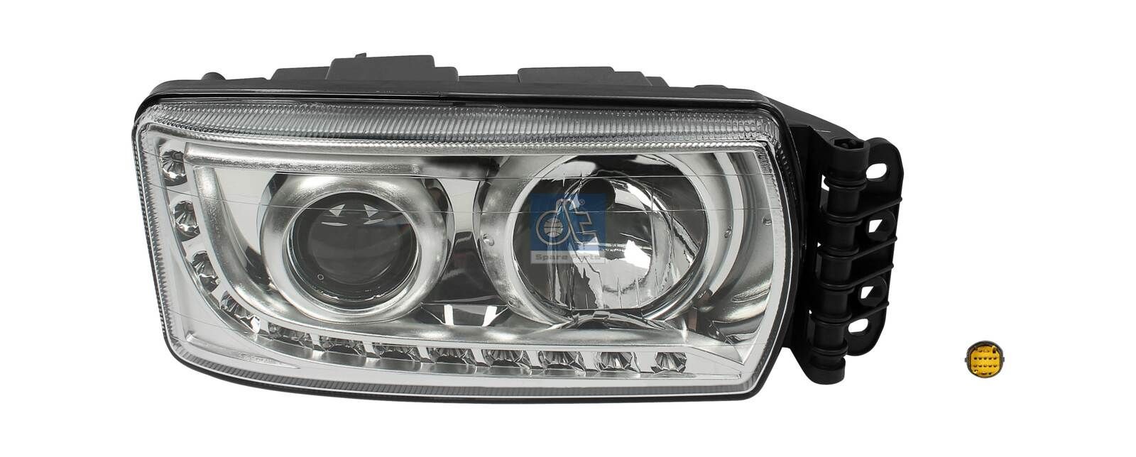 DT Spare Parts 7.25074SP Headlight Right, LED, H7, 24V