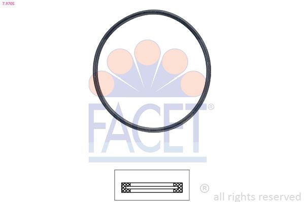 EPS 1.890.705 FACET Made in Italy - OE Equivalent Gasket, thermostat 7.9705 buy
