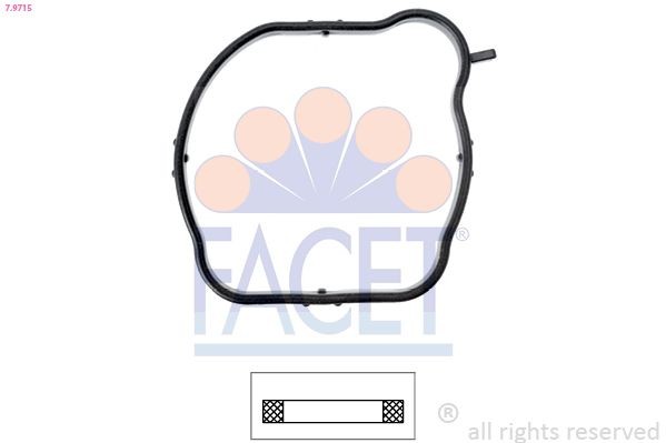Great value for money - FACET Gasket, thermostat 7.9715