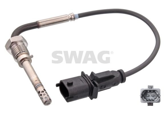 SWAG 70 10 0820 Sensor, exhaust gas temperature