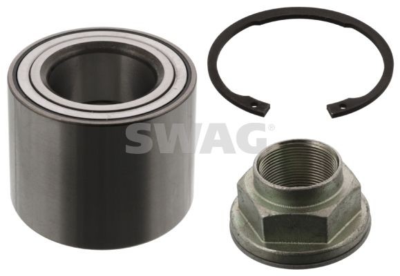 SWAG with axle nut, with retaining ring, 75 mm, Angular Ball Bearing Inner Diameter: 42mm Wheel hub bearing 70 94 3506 buy