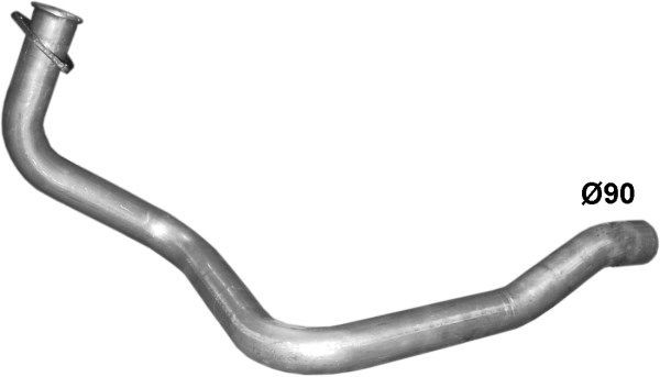 POLMO 70.12 Exhaust Pipe Right Front