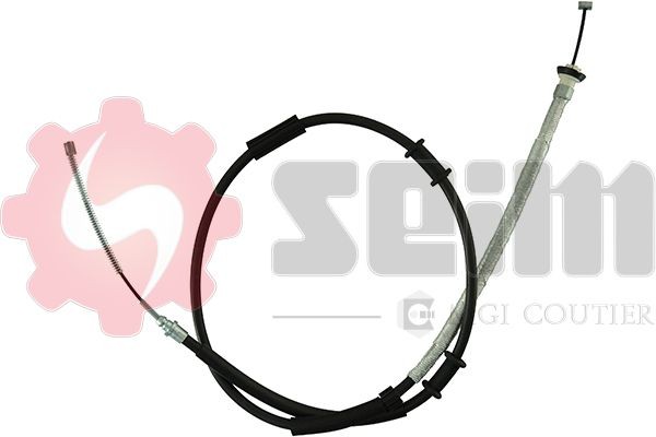 SEIM 703504 Hand brake cable Left Rear, 1640/1380mm, Drum Brake
