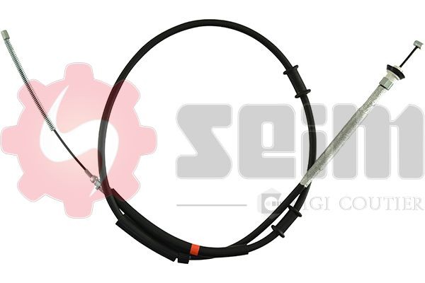 SEIM 703507 Hand brake cable Right Rear, 1680/1400mm