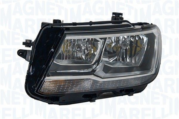 LPP522 MAGNETI MARELLI Left, PW24W, H7/H7, Halogen, Orange, without front fog light, with indicator, with low beam, with high beam, for right-hand traffic, with bulbs, with motor for headlamp levelling Left-hand/Right-hand Traffic: for right-hand traffic Front lights 710301101201 buy
