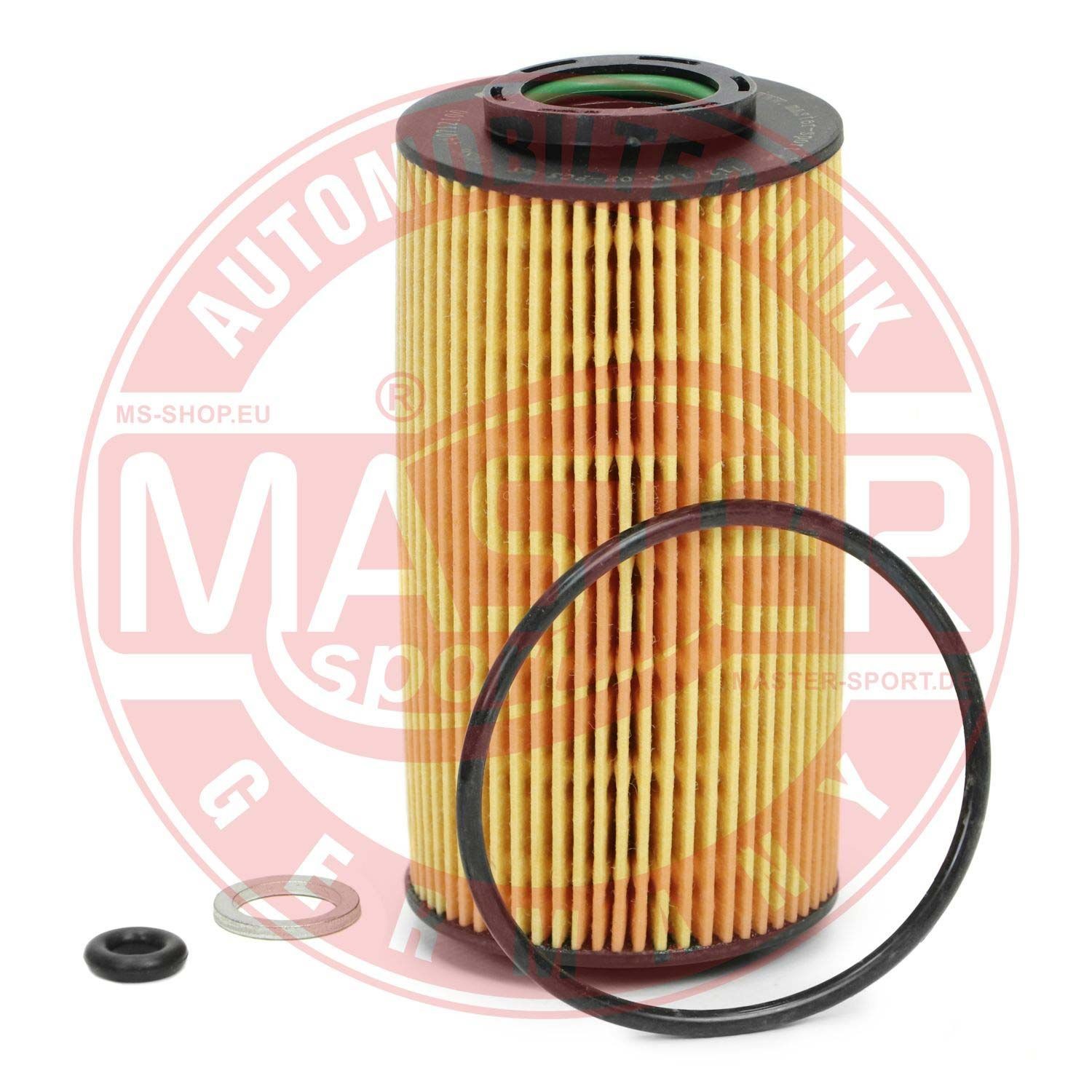 MASTER-SPORT 712/10X-OF-PCS-MS Oil filter with gaskets/seals, Filter Insert