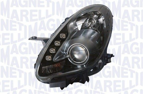 712497401129 MAGNETI MARELLI Headlight ALFA ROMEO Right, H7/H1, Halogen, for right-hand traffic, with bulbs, with motor for headlamp levelling