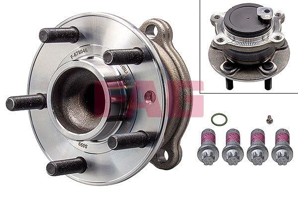 FAG 713 6791 90 Wheel bearing kit Photo corresponds to scope of supply, 136, 81,3 mm