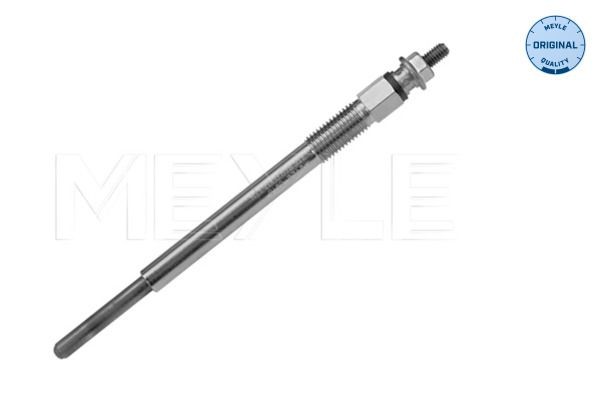 714 860 0002 MEYLE Glow plug VOLVO 11V M8 x 1, after-glow capable, Pencil-type Glow Plug, 118,5 mm, 123°, ORIGINAL Quality