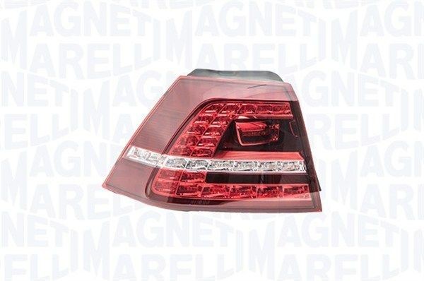 714081230701 MAGNETI MARELLI Tail lights VW Left, Outer section, LED, with bulbs, with bulb holder