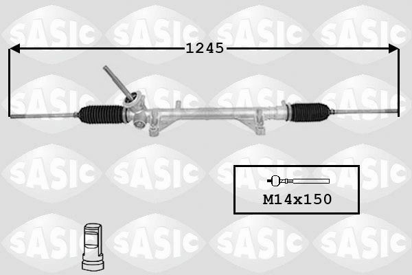 SASIC Mechanical, with axle joint, without ball joints Steering gear 7174032 buy