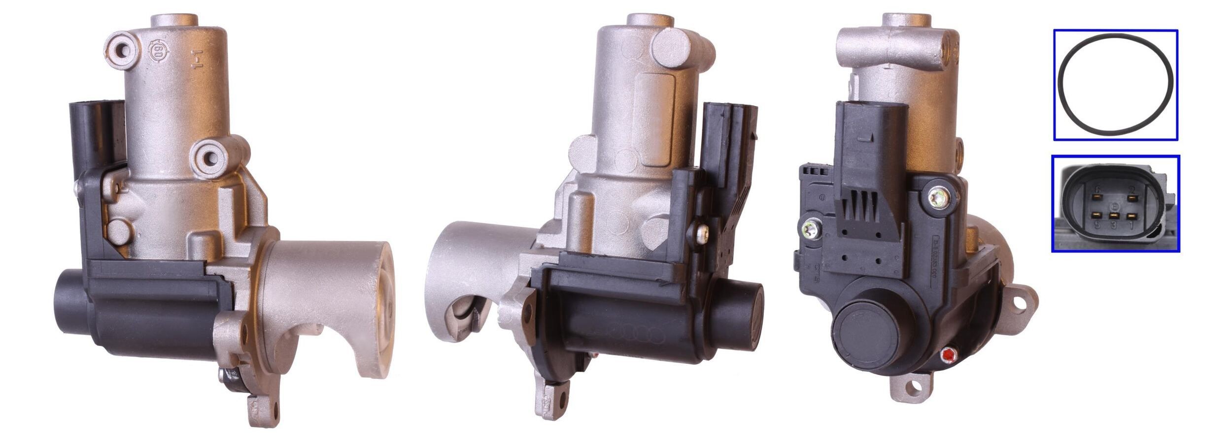 DRI Electric, with gaskets/seals Number of connectors: 5 Exhaust gas recirculation valve 717730124 buy