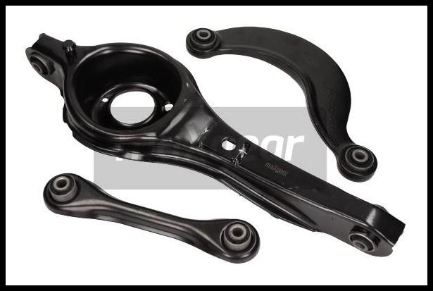 Suspension arm kit MAXGEAR Rear Axle Right, Rear Axle Left, with bolts/screws - 72-2985