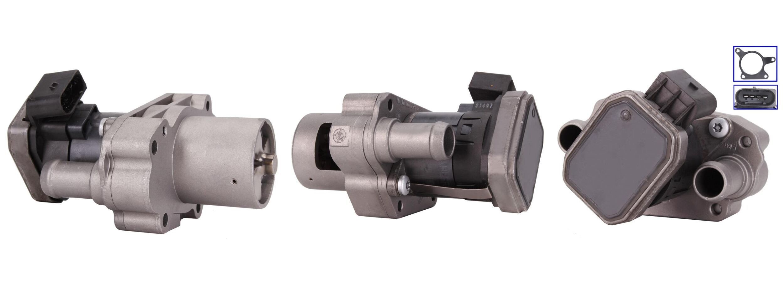 ELSTOCK Electric, with gaskets/seals Number of connectors: 4 Exhaust gas recirculation valve 73-0140 buy