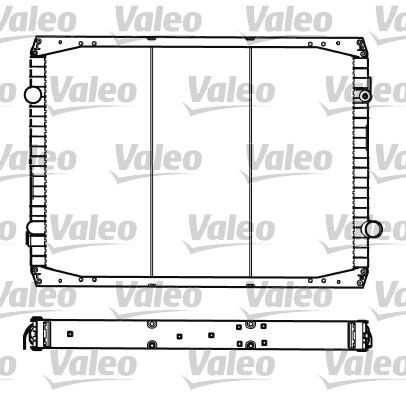 VALEO 732332 Kühler, Motorkühlung für RENAULT TRUCKS Kerax LKW in Original Qualität