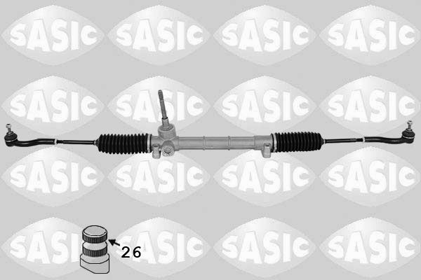 Steering rack SASIC Mechanical, with axle joint, with ball joints - 7376003