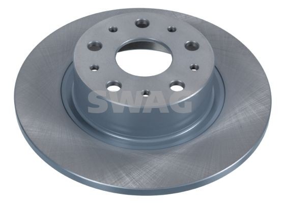 SWAG 74 91 4166 Brake disc Rear Axle, 276x10mm, 5x108, solid, Coated