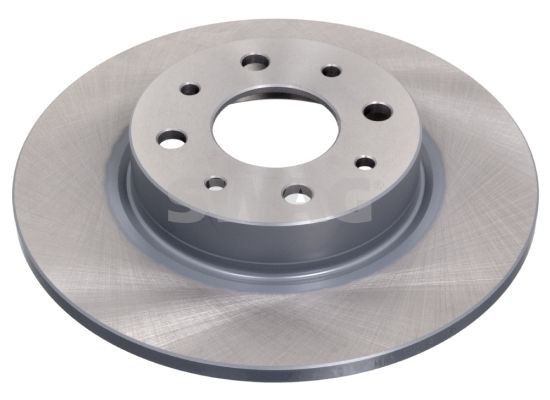 SWAG 74 94 3843 Brake disc Rear Axle, 251x10mm, 4x98, solid, Coated