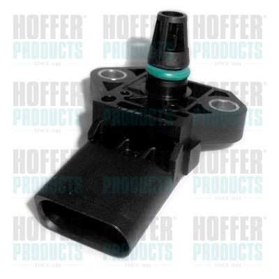 HOFFER with integrated air temperature sensor Number of pins: 4-pin connector Boost Gauge 7472550 buy