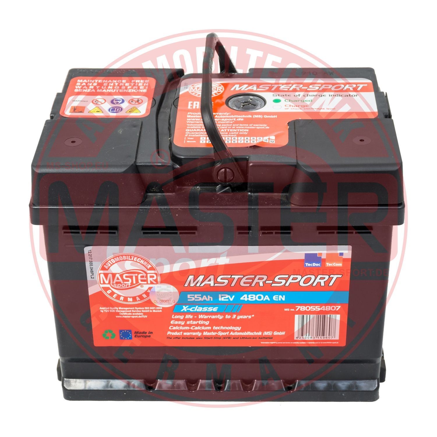 Original 750554802 MASTER-SPORT Start stop battery DACIA