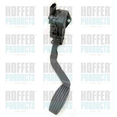 HOFFER 7513583 Throttle pedal Fiat Punto Mk2 1.2 Natural Power 60 hp Petrol/Compressed Natural Gas (CNG) 2005 price