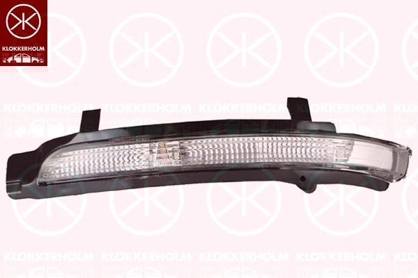 KLOKKERHOLM white, Left, Exterior Mirror, LED Lamp Type: LED Indicator 75211057 buy