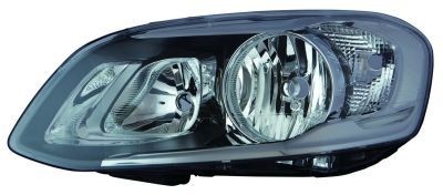 ABAKUS 773-1147LMLDEM2 Headlight Left, H7/H9, PWY24W, black, without bulb holder, without bulb, with motor for headlamp levelling, PX26d, PGJ19-5