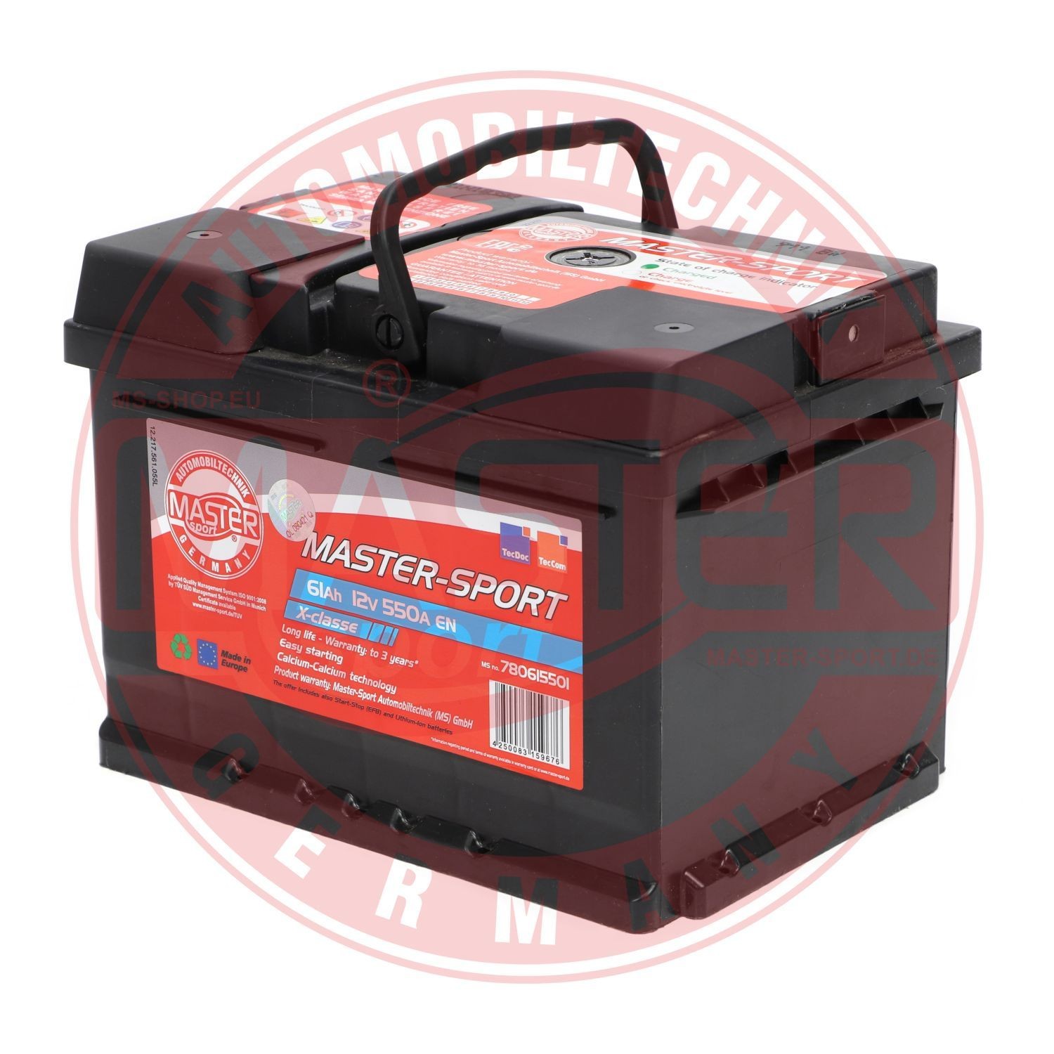 Original 780615501 MASTER-SPORT Car battery FIAT