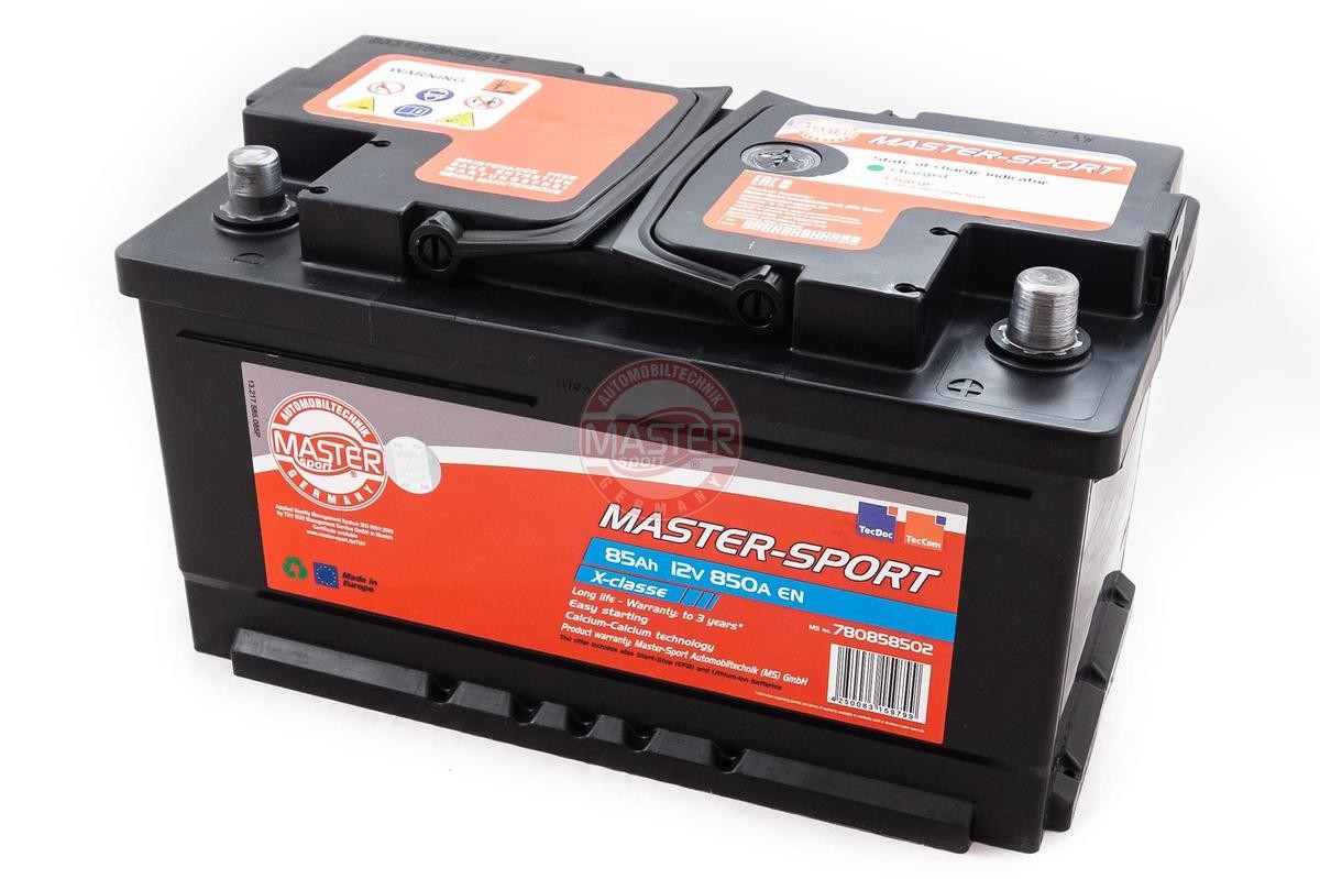 MASTER-SPORT 780858502 Batterie 12V 85Ah 850A B13 LB4 Bleiakkumulator