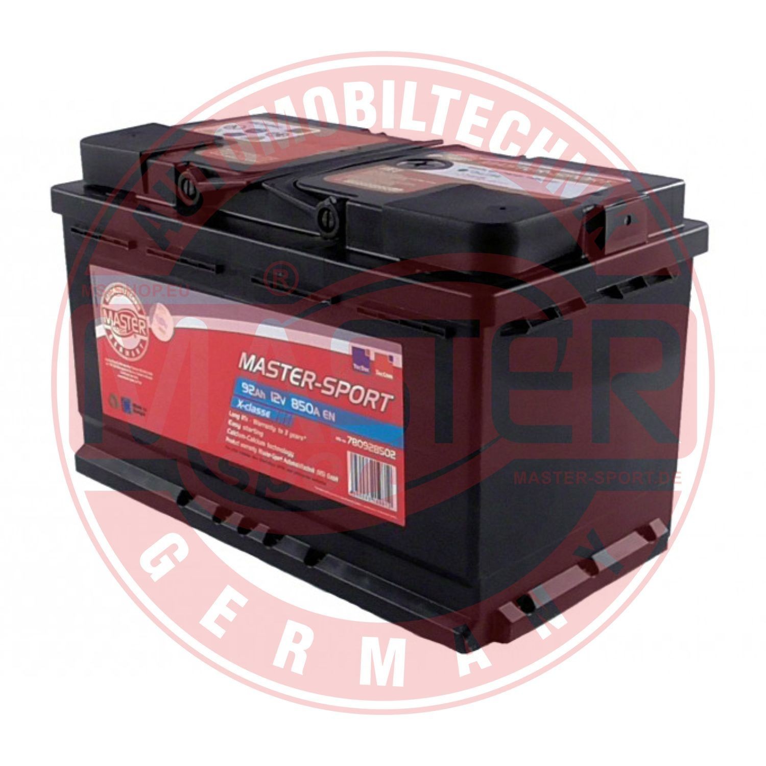 MASTER-SPORT Autobatterie Audi 780928502 in Original Qualität