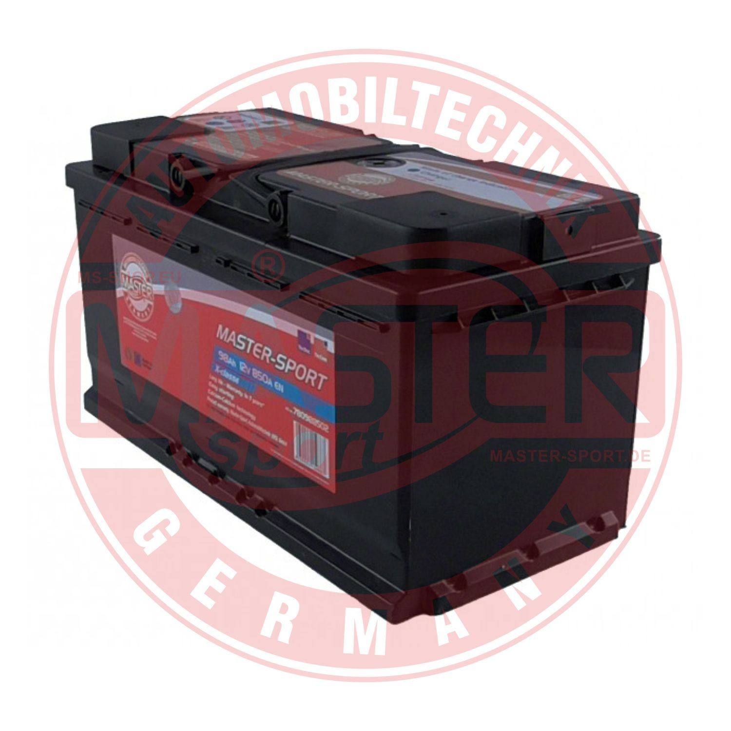 780988502 MASTER-SPORT Car battery AUDI 12V 98Ah 85A B13 L5 Lead-acid battery