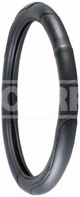 CARPRISS 79323302 Car steering wheel cover BMW 3 Coupe (E46) black, Ø: 39-43cm, PU (Polyurethane), Thermoplast, Leather