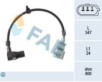 Sensore fase motore FAE 3a... poli, con flangia - 79463