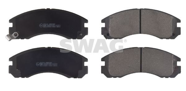 80 91 6776 SWAG Brake pad set CITROËN Front Axle, with acoustic wear warning