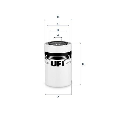 UFI 80.017.00 Oil filter 903589