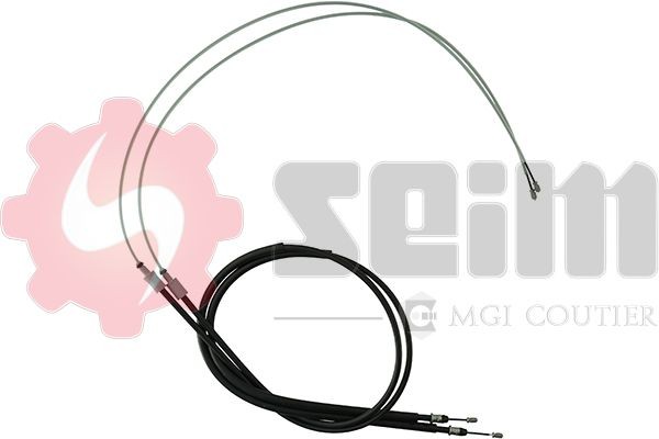 SEIM 804910 Hand brake cable Rear, 2220/1230+2220/1230mm, Disc Brake