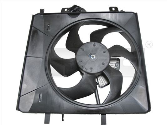 TYC 805-0016 Fan, radiator Ø: 342 mm, 180W, with radiator fan shroud