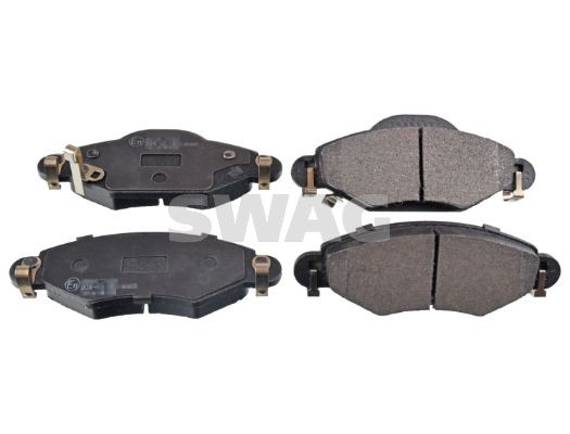 SWAG 81 91 6576 Brake pad set Front Axle, with acoustic wear warning