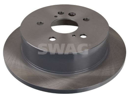 SWAG 81 92 7478 Brake disc Rear Axle, 291x12mm, 5x114,3, solid, Coated