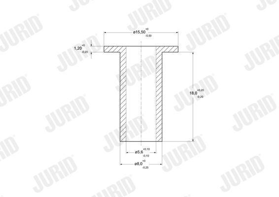 JURID 8102080026 Niete, Trommelbremsbelag für MERCEDES-BENZ MK LKW in Original Qualität